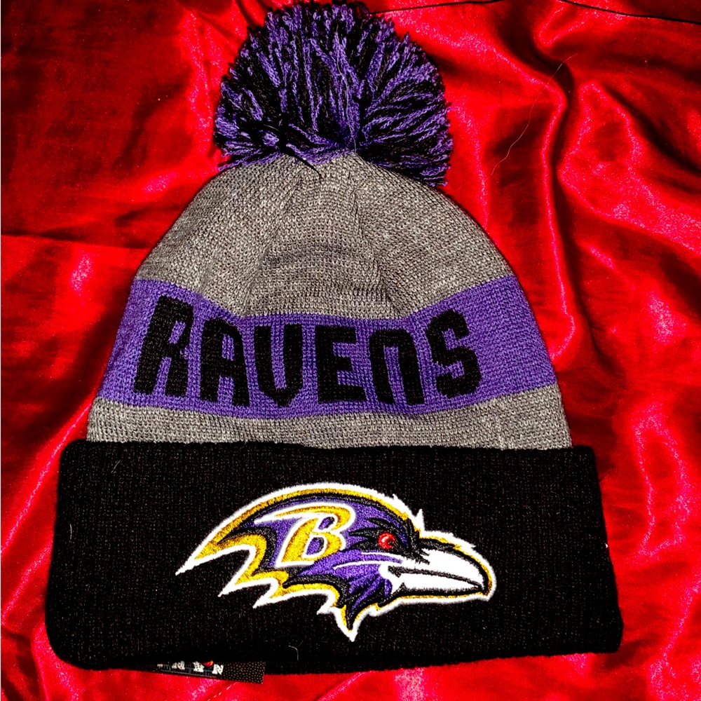 NEW NFL RAVENS BEANIE